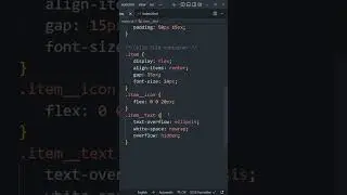 Using FLEX and text ellipsis TOGETHER. Text overflow ellipsis and FLEXBOX #shorts