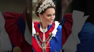 A tiara que Kate Middleton usou na coroação de Rei Charles 👸🏻
