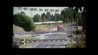 Terrible accident train