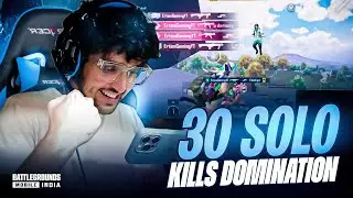 Solo 30 Kills In Conqueror Lobby 🔥 | 15 Pro Max Bgmi Test | Ertion Gaming