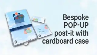 Post-it with POP-UP cardboard case - Made in Italy - Proramillenote production