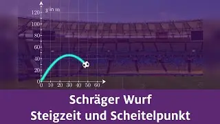 Schräger Wurf | Steigzeit und Scheitelpunkt