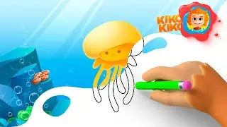 KikoKiko Crta Meduzu  | Kako Se Crta Meduza | KikoKiko Pesme Za Decu & Kako Se Crta