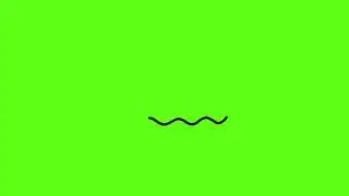 Gacha Mouth Green Screen Animation #12 Free to Use! (Nervous)