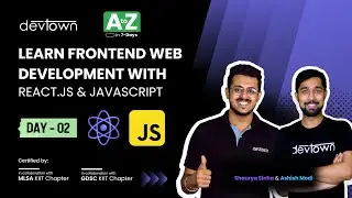 [LIVE] DAY 02 - Learn Frontend Web Development with React.JS & JavaScript | COMPLETE in 7 - Days