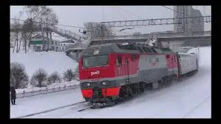 Поезда зимой/Trains in winter