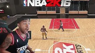 NBA 2K16| TRASH TALKER EXPOSES PRETTYBOYFREDO!! 1v1 MYCOURT!! THE REMATCH!!  PT 2