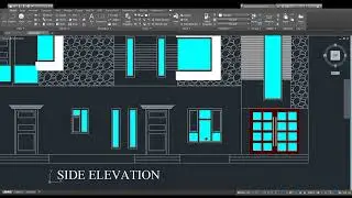 Amazing two side Front Elevation in Autocad || 2D Front Elevation in Autocad || Explore Autocad ||