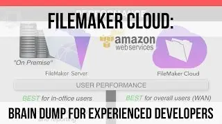 Brain Dump for Experienced FileMaker Developers | FileMaker Cloud | FileMaker Pro 15 Training