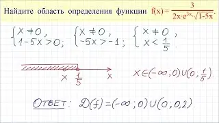 Область определения функции #8