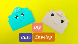 How to make cute envelope, homemade envelope, back to school, #envelope