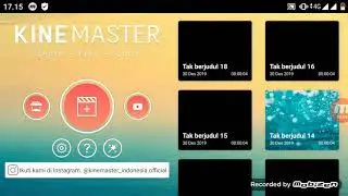 Cara bikin bingkai foto bergerak, kinemaster