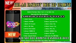 Itel a41 Plus Frp Unlock |7.0/8.1.| Android Fastboot Too All Spd Frp Remove Tool | 2020 |