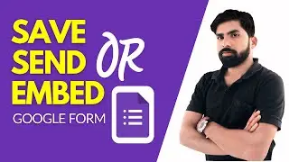 Choose where to save Google form responses||Send Google form|| Create Google form Response Hindi