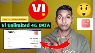Vi Launch Unlimited 4G DATA Plan | Unlimited 4G DATA Plan | Free DATA Plan Vi | Unlimited