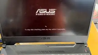 To Skip Disk Checking Press Any Key Within 7 Second