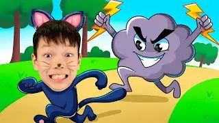 Cat and Cloud | Kids Songs And Nursery Rhymes | Dominoki