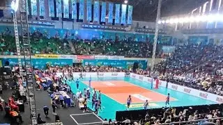 proliga jakarta Electrik PLN vs Gresik Petrokimia pupuk 2024. di Semarang
