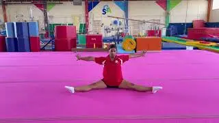 Gymnastics Warm Up/Stratching, calentamiento/estiramiento