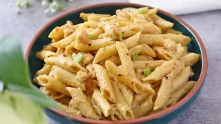Creamy & Cheesy White Sauce Pasta | Chicken pasta | No bake pasta recipe