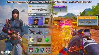FREE Legendary Striker Source Code looks amazing with FREE Alias Tactical Drift to smash all in CODM