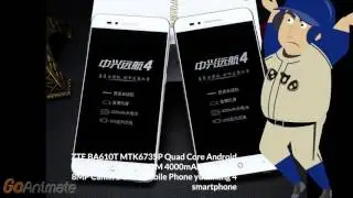 ZTE BA610T MTK6735P Quad Core Android 5.1 2GB RAM телефон с aliexpress смартфон