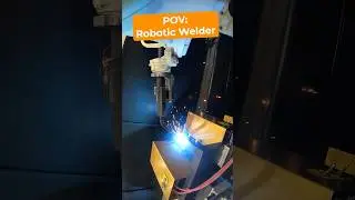 POV: Robotic Welder. #engineering