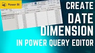 Create Date Dimension using DAX within Power BI Desktop