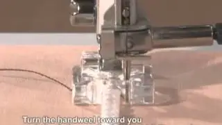 Brother Domestic Sewing Machine Pearls & Sequins Foot Tutorial