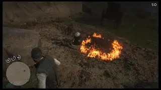 Red Dead Redemption 2 Glitch | Old lady won't die