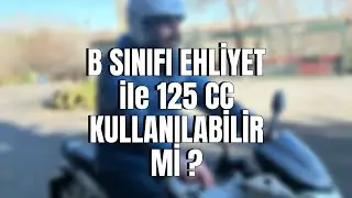 B SINIFI ARABA EHLİYETİ İLE 125 CC MOTOSİKLET KULLANILABİLİR Mİ? | EmreHocja