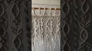 😻Макраме штора! Авторский узор! #macrame#макраме#плетение#handmade#macrameart#decor#декор#штора