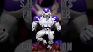 A look at the new S.H.Figuarts Frieza next to other figures! #dragonball #dragonballz #goku #dbz