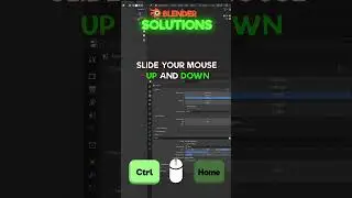 How to Change The Blender UI Size ? #blender #model #tutorial #tricks #3d