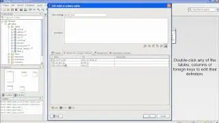 4. Edit tables, columns or foreign keys