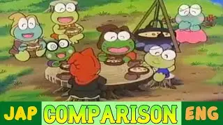 Robin (Keroppi) & His Merry Men Are Having The Soup (JPN VS ENG) | Keroppi and Friends Comparison