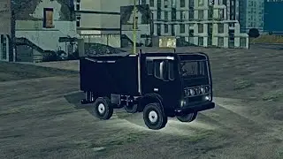 GTA San Andreas - Black modified Dune with Off-road wheels