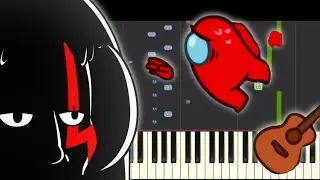 Among Us The Musical: Space Treachery - Piano Tutorial (mashed)