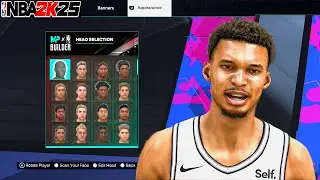 Best Victor Wembanyama Face Creation NBA 2K25!