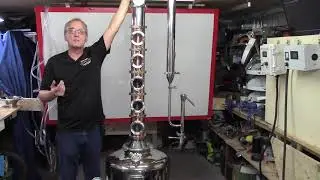 RUNNING A STILL PART 2 MileHi 4 inch bubble plate column