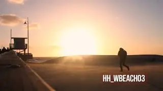 Windy Beach at Sunset Hand Held | Stock Footage Catalog