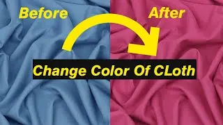 How to change the color of cloth in Photoshop 2023 || Younis Tech