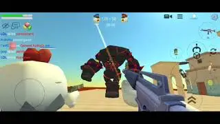 First time trying new gun in chicken gun || op gameplay