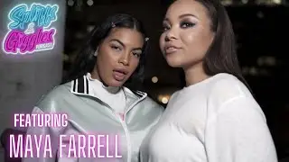 Maya Farrell BTS , Spliff & Giggles podcast  starring Adriana Maya