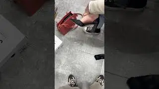 My ex girlfriend trying on high heels. 