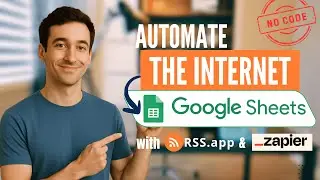 Auto-Post Website Updates to Google Sheets via RSS.app & Zapier