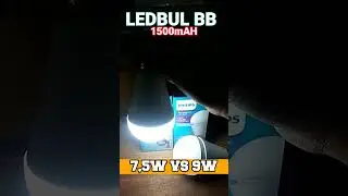 LAMPU PHILIPS LEDBULB BB | Terangan mana ?? #shorts #youtubeshorts #youtubepemula