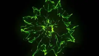 Green Shockwave VFX effect black screen