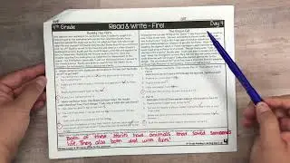 Daily Reading & Writing Warm up for 4th Grade and Upper Elementary
