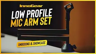 Transform Your Studio Setup | Low Profile Mic Arm Set by InnoGear